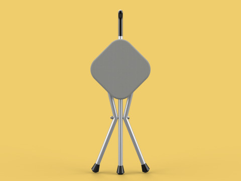 STICK CANE CHAIR WALKING SEAT STOOL POLE CRUTCH FOLDING PORTABLE Modelo 3D