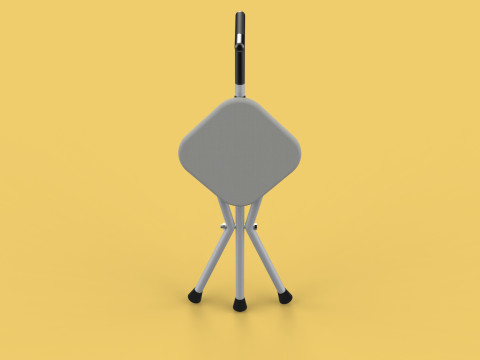 STICK CANE CHAIR WALKING SEAT STOOL POLE CRUTCH FOLDING PORTABLE Modelo 3D