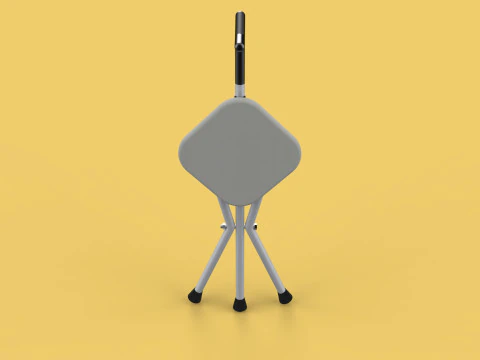 STICK CANE CHAIR WALKING SEAT STOOL POLE CRUTCH FOLDING PORTABLE 3D Model