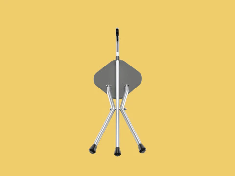 STICK CANE CHAIR WALKING SEAT STOOL POLE CRUTCH FOLDING PORTABLE 3D Model
