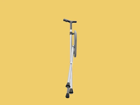STICK CANE CHAIR WALKING SEAT STOOL POLE CRUTCH FOLDING PORTABLE 3D Model