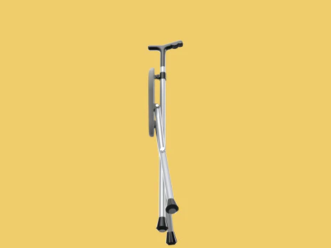 STICK CANE CHAIR WALKING SEAT STOOL POLE CRUTCH FOLDING PORTABLE 3D Model