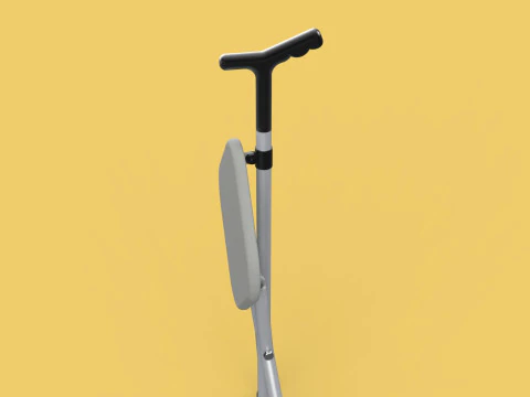STICK CANE CHAIR WALKING SEAT STOOL POLE CRUTCH FOLDING PORTABLE 3D Model