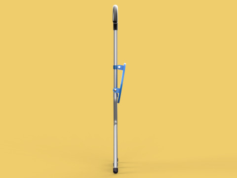 TRIPOD STICK CANE CHAIR WALKING SEAT STOOL POLE FOLDING PORTABLE 3D मॉडल