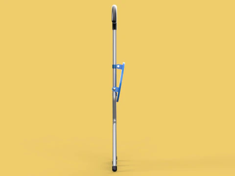 TRIPOD STICK CANE CHAIR WALKING SEAT STOOL POLE FOLDING PORTABLE 3D Model
