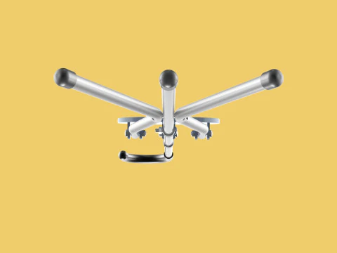 WALKING STICK CANE CHAIR SEAT STOOL POLE CRUTCH FOLDING PORTABLE 3D Model