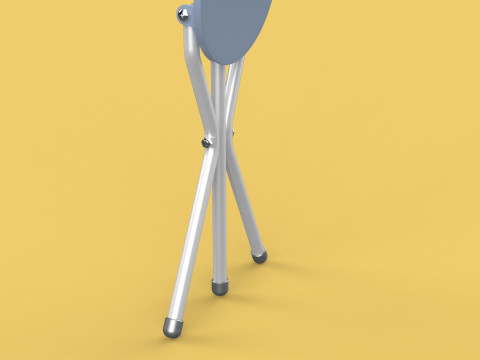WALKING STICK CANE CHAIR SEAT STOOL POLE CRUTCH FOLDING PORTABLE Modèle 3D