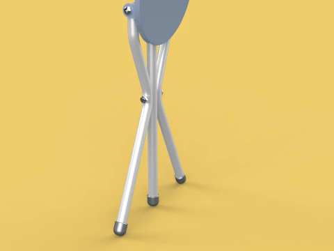 WALKING STICK CANE CHAIR SEAT STOOL POLE CRUTCH FOLDING PORTABLE 3D Model