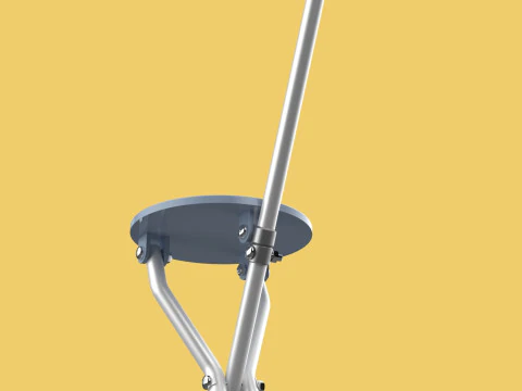 WALKING STICK CANE CHAIR SEAT STOOL POLE CRUTCH FOLDING PORTABLE 3D Model
