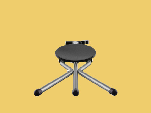 WALKER STICK CANE CHAIR SEAT STOOL TREKKING POLE FOLDING COMPACT 3D Model