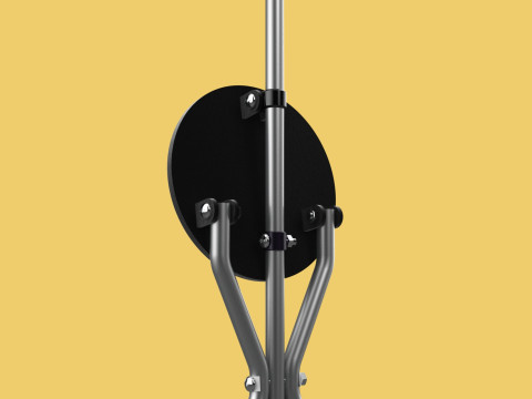 WALKER STICK CANE CHAIR SEAT STOOL TREKKING POLE FOLDING COMPACT 3D Model