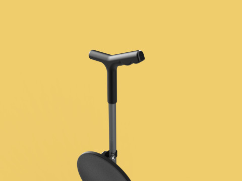 WALKER STICK CANE CHAIR SEAT STOOL TREKKING POLE FOLDING COMPACT 3D Model