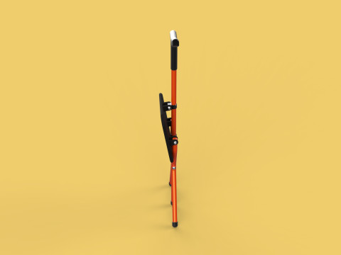 POLE STICK CANE CHAIR WALKING SEAT STOOL CRUTCH FOLDING PORTABLE 3D मॉडल