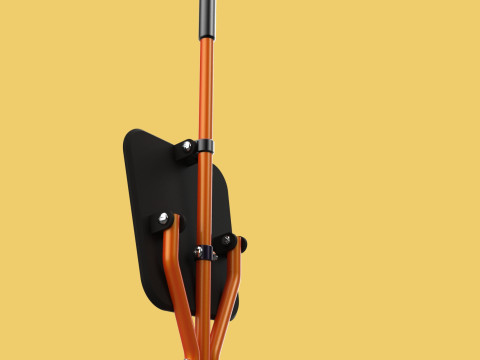 POLE STICK CANE CHAIR WALKING SEAT STOOL CRUTCH FOLDING PORTABLE 3D मॉडल