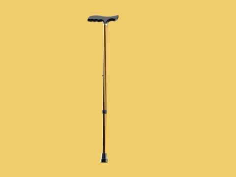 ADJUSTABLE WALKING AIDS ELDERLY SENIOR STICK CANE TREKKING POLE 3D Модель