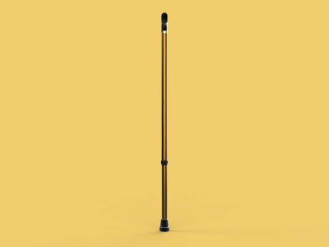 ADJUSTABLE WALKING AIDS ELDERLY SENIOR STICK CANE TREKKING POLE 3D Model