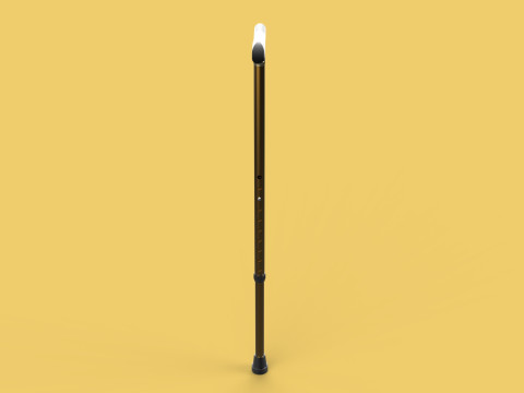 ADJUSTABLE WALKING AIDS ELDERLY SENIOR STICK CANE TREKKING POLE 3D Model