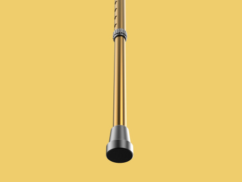 ADJUSTABLE WALKING AIDS ELDERLY SENIOR STICK CANE TREKKING POLE 3D Model