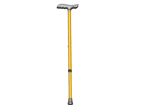 ADJUSTABLE WALKING AIDS ELDERLY SENIOR STICK CANE TREKKING POLE 3D Model