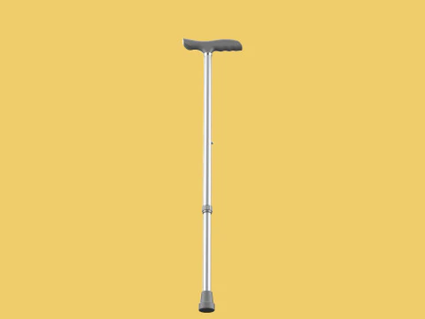 AUX&Iacute;LIO DE CAMINHADA RETR&Aacute;TIL IDOSOS ADULTOS VARA CANA POLE GAIT STAND Modelo 3D
