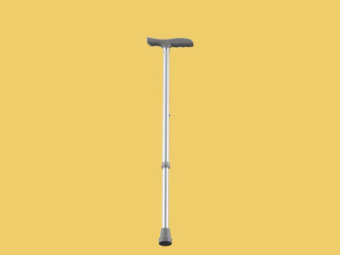 AUX&Iacute;LIO DE CAMINHADA RETR&Aacute;TIL IDOSOS ADULTOS VARA CANA POLE GAIT STAND Modelo 3D