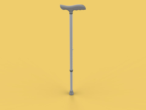 RETRACTABLE WALKING AID ELDERLY ADULT STICK CANE POLE GAIT STAND Model 3D
