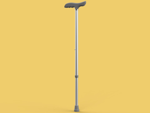 RETRACTABLE WALKING AID ELDERLY ADULT STICK CANE POLE GAIT STAND Model 3D