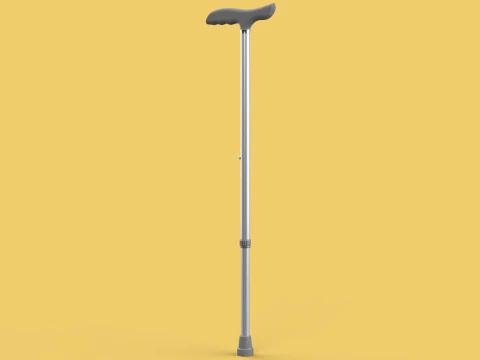 AUX&Iacute;LIO DE CAMINHADA RETR&Aacute;TIL IDOSOS ADULTOS VARA CANA POLE GAIT STAND Modelo 3D