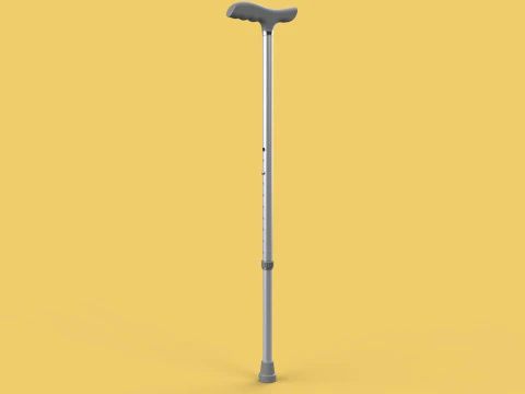 AUX&Iacute;LIO DE CAMINHADA RETR&Aacute;TIL IDOSOS ADULTOS VARA CANA POLE GAIT STAND Modelo 3D