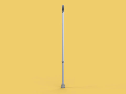 AUX&Iacute;LIO DE CAMINHADA RETR&Aacute;TIL IDOSOS ADULTOS VARA CANA POLE GAIT STAND Modelo 3D