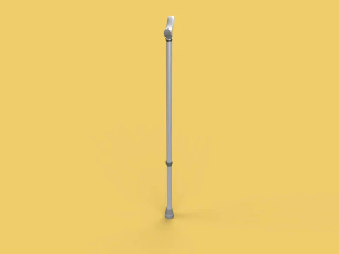 AUX&Iacute;LIO DE CAMINHADA RETR&Aacute;TIL IDOSOS ADULTOS VARA CANA POLE GAIT STAND Modelo 3D