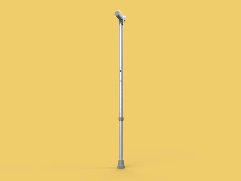 AUX&Iacute;LIO DE CAMINHADA RETR&Aacute;TIL IDOSOS ADULTOS VARA CANA POLE GAIT STAND Modelo 3D