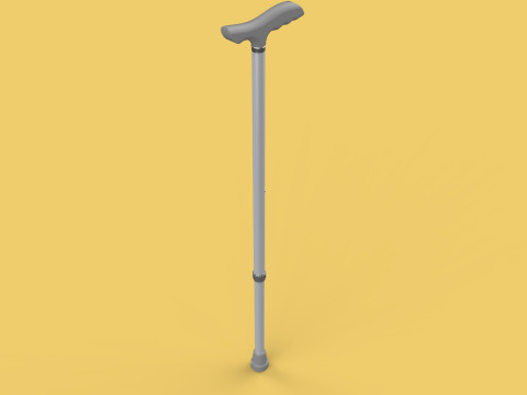 RETRACTABLE WALKING AID ELDERLY ADULT STICK CANE POLE GAIT STAND Model 3D