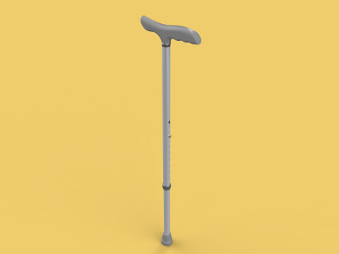 RETRACTABLE WALKING AID ELDERLY ADULT STICK CANE POLE GAIT STAND Model 3D