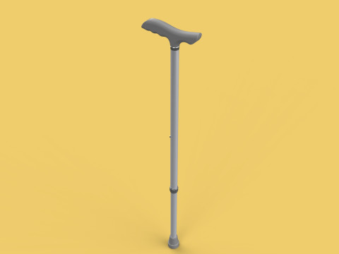 RETRACTABLE WALKING AID ELDERLY ADULT STICK CANE POLE GAIT STAND Model 3D