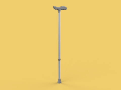 RETRACTABLE WALKING AID ELDERLY ADULT STICK CANE POLE GAIT STAND Model 3D