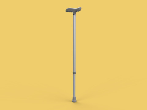 RETRACTABLE WALKING AID ELDERLY ADULT STICK CANE POLE GAIT STAND Model 3D