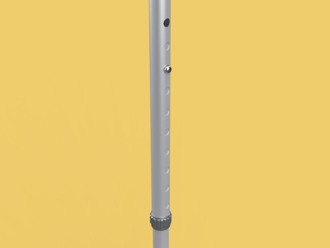 RETRACTABLE WALKING AID ELDERLY ADULT STICK CANE POLE GAIT STAND Model 3D