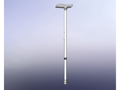 RETRACTABLE WALKING AID ELDERLY ADULT STICK CANE POLE GAIT STAND Model 3D