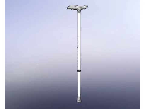 AUX&Iacute;LIO DE CAMINHADA RETR&Aacute;TIL IDOSOS ADULTOS VARA CANA POLE GAIT STAND Modelo 3D