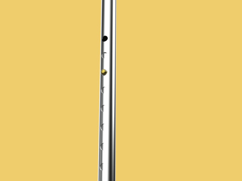 WALKING CANE QUADRIPOD AID ELDERLY STICK POLE QUAD FEET 4 LEG 3D 모델