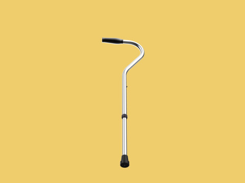 STANDARD WALKING CANE AIDS ELDERLY SENIOR STICK TREKKING POLE Modèle 3D