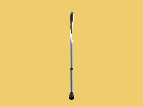 STANDARD WALKING CANE AIDS ELDERLY SENIOR STICK TREKKING POLE Modèle 3D
