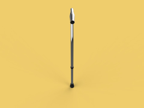 STANDARD WALKING CANE AIDS ELDERLY SENIOR STICK TREKKING POLE Modèle 3D