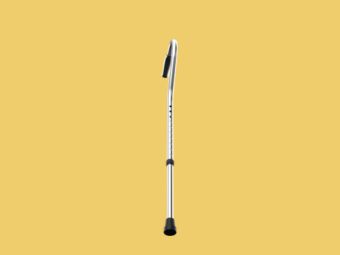 STANDARD WALKING CANE AIDS ELDERLY SENIOR STICK TREKKING POLE Modèle 3D