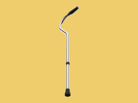 STANDARD WALKING CANE AIDS ELDERLY SENIOR STICK TREKKING POLE Modèle 3D