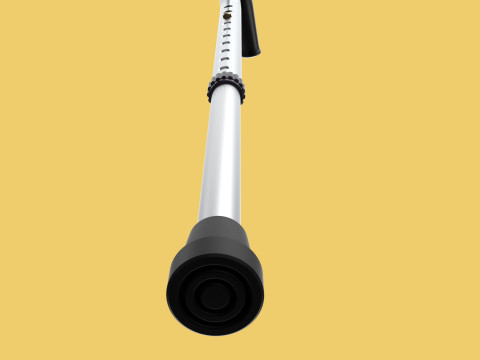 STANDARD WALKING CANE AIDS ELDERLY SENIOR STICK TREKKING POLE Modèle 3D
