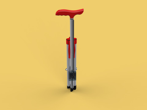 SMART ASSISTIVE BLIND STICK WALKING CANE WITH FOLDING SEAT CHAIR 3D Модель