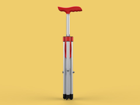 SMART ASSISTIVE BLIND STICK WALKING CANE WITH FOLDING SEAT CHAIR 3D Модель