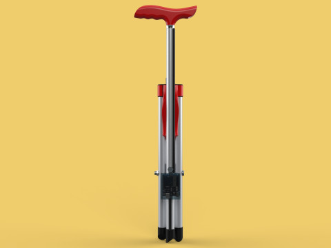 SMART ASSISTIVE BLIND STICK WALKING CANE WITH FOLDING SEAT CHAIR 3D Модель